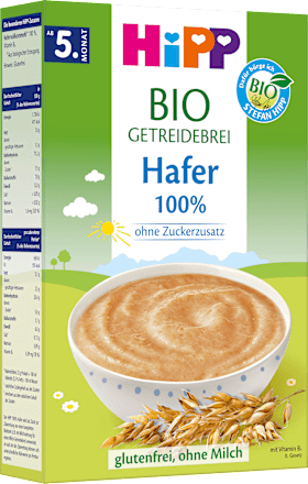 Getreidebrei 100% Hafer ab dem 5.Monat HiPP