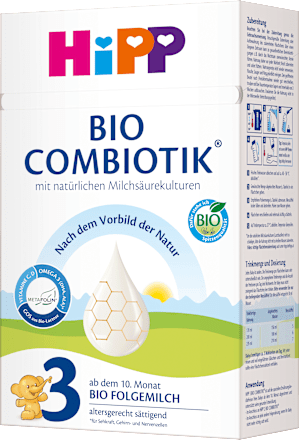 Folgemilch 3 Combiotik ab dem 10. Monat HiPP
