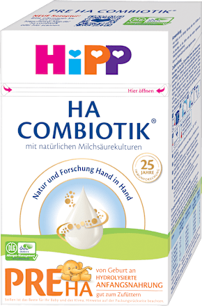 počáteční mléčná kojenecká výživa 1 HA 0m HiPP