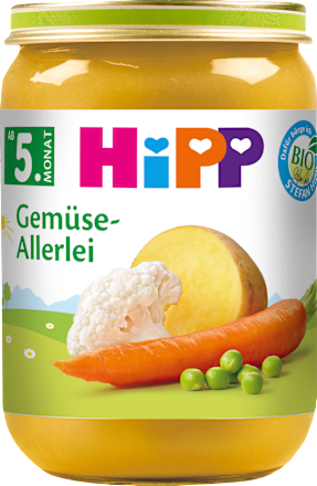 Gemüseallerlei, ab dem 5. Monat HiPP