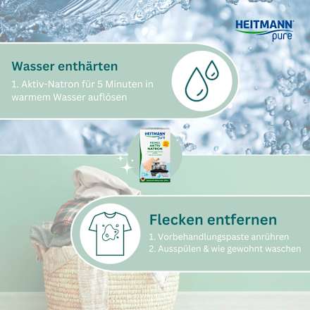 Reines Aktiv Natron Pulver HEITMANN pure