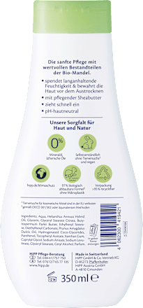 Baby Milk Lotion sensitiv HiPP Babysanft