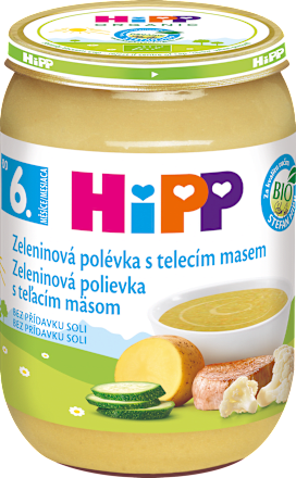 BIO Zeleninová polévka s telecím masem HiPP