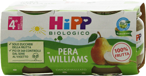 Omogeneizzato alla pera Williams HiPP