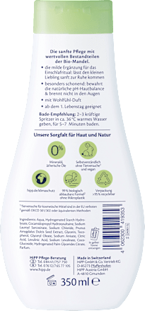 Baby Badezusatz Schlaf Gut Bad sensitiv HiPP Babysanft