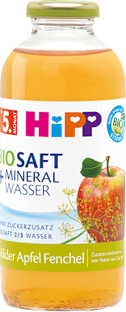 Saft Bio Milder Apfel Fenchel mit Mineralwasser HiPP