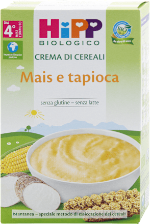 Crema mais e tapioca HiPP