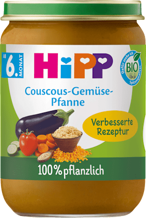 Menü Couscous Gemüse Pfanne ab dem 6.Monat HiPP