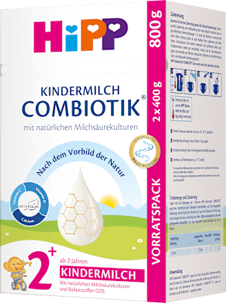 Kindermilch Combiotik 2+ Vorratspack ab 2 Jahren HiPP