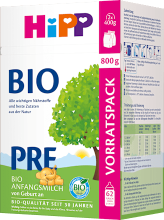 Anfangsmilch Pre von Geburt an HiPP