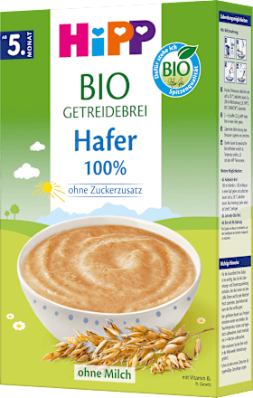 Getreidebrei 100% Hafer ab dem 5. Monat HiPP