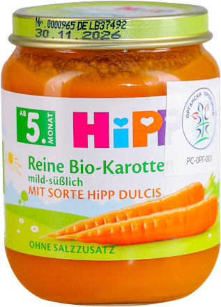 Organska kašica za bebe- prva šargarepa, od 5. meseca HiPP
