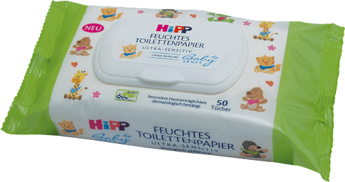 Hârtie igienică umedă pentru copii  HiPP Babysanft