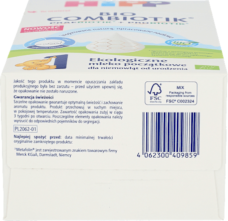 Mleko początkowe 1 Bio Combiotik  HiPP