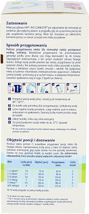 Mleko początkowe 1 Bio Combiotik  HiPP