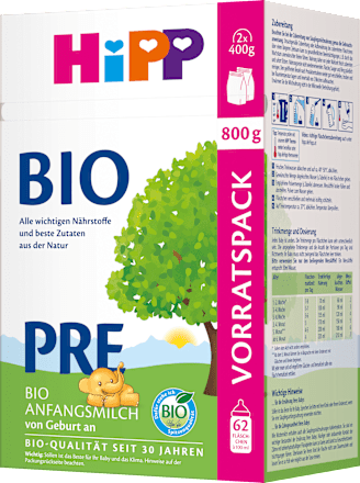Anfangsmilch PRE von Geburt an HiPP