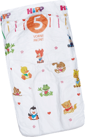 Windeln Gr. 5 Junior (11-16 kg) Monatspack HiPP Babysanft