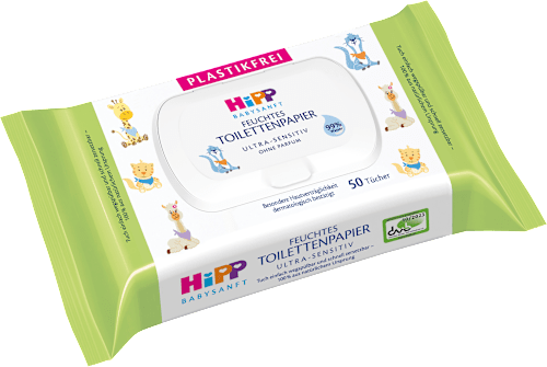 Hârtie igienică umedă pentru copii  HiPP Babysanft
