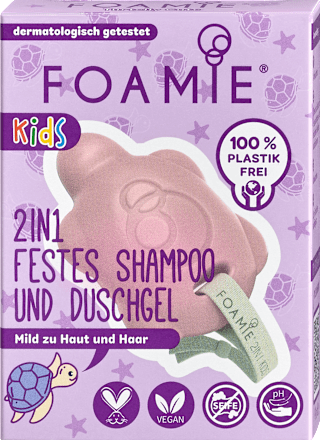 Kids 2in1 Shampoo und Duschgel - Turtelly Cute Foamie
