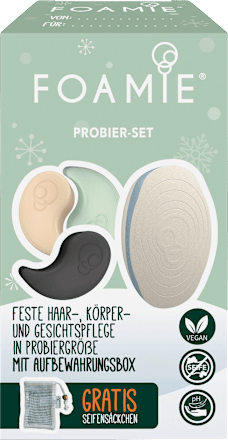Geschenkset Minis + Seifensäckchen Foamie