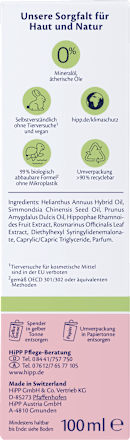 Pflegeöl Massage sensitiv Hipp Mamasanft