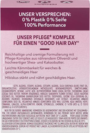 Feste Spülung mit Hibiskus Foamie