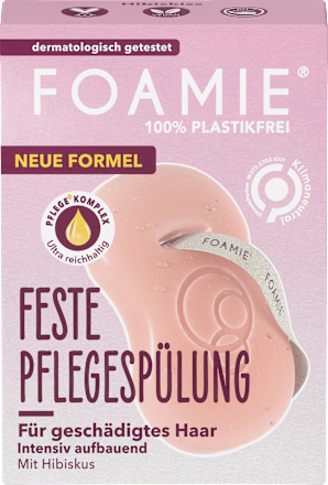 Feste Spülung mit Hibiskus Foamie