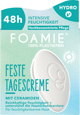 Feste Tagescreme mit Ceramiden Foamie