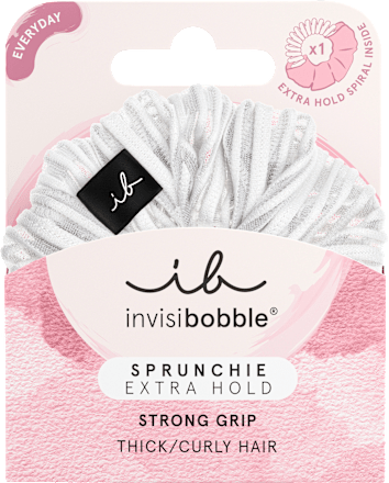 Sprunchie Extra Hold weiß invisibobble