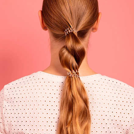 Haargummi Slim Pink Monocle invisibobble