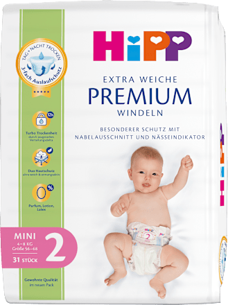 Windeln Premium Gr. 2 Mini (4-8 kg) HiPP