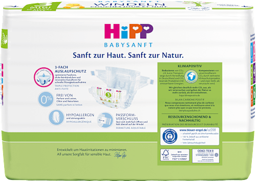Windeln Gr. 3 Midi (6-10 kg) HiPP Babysanft