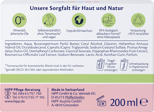 Body Butter sensitiv Hipp Mamasanft