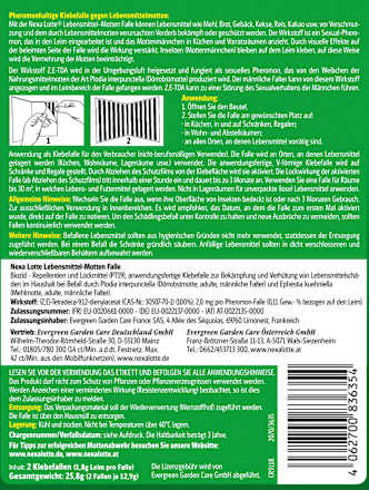 Lebensmittel Mottenfallen Nexa Lotte