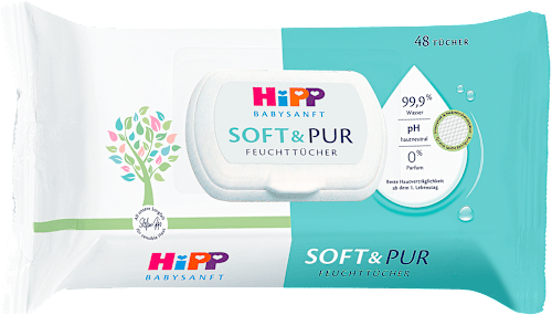 SOFT&PURE baby vlažne maramice HiPP Babysanft