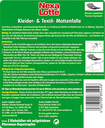 Kleidermottenfalle Nexa Lotte