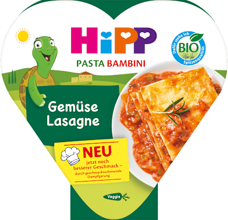 Kinderteller Pasta Bambini Gemüse Lasagne ab 1 Jahr HiPP