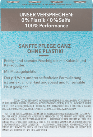 Festes Duschgel Kokos & Kakaobutter Foamie