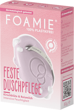 Festes Duschgel Kirschblüte & Reismilch Foamie