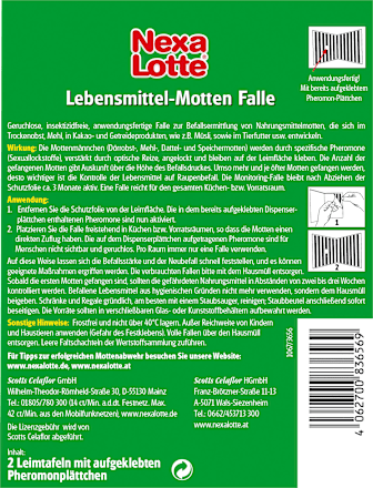 Lebensmittelmotten Falle Nexa Lotte