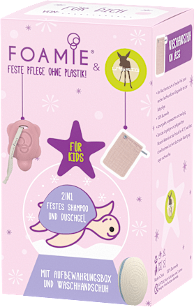 Geschenkset Festes Shampoo & Duschgel Kinder 3tlg Lässig