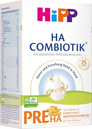 Anfangsmilch Pre HA Combiotik von Geburt an HiPP
