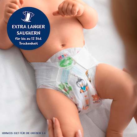 Windel Gr. 4 Maxi , 9-14 kg, Monatspack HiPP Babysanft
