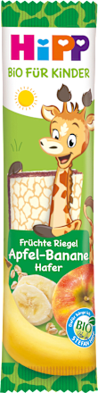 Fruchtriegel Apfel-Banane-Hafer Giraffe ab 1 Jahr HiPP