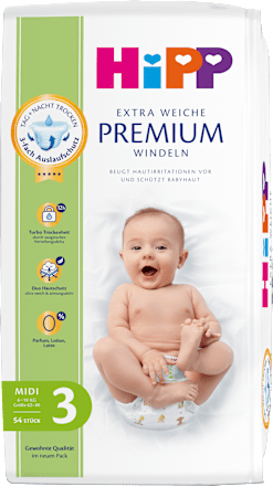 Windeln Premium Gr. 3 Midi (6-10 kg) HiPP