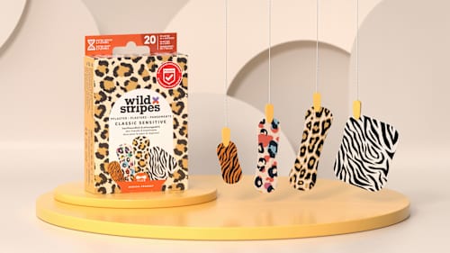 Pflaster Classic Sensitive Animal Wild Stripes