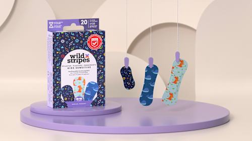 Pflaster Kids Sensitive Space Wild Stripes