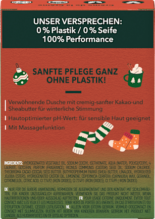  Festes Duschgel Winter-Dusche Foamie