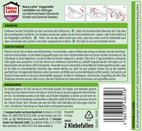 Ungeziefer Leimfalle Nexa Lotte