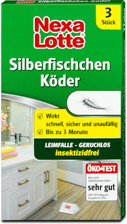 Silberfischchen Köder Leimfalle Nexa Lotte